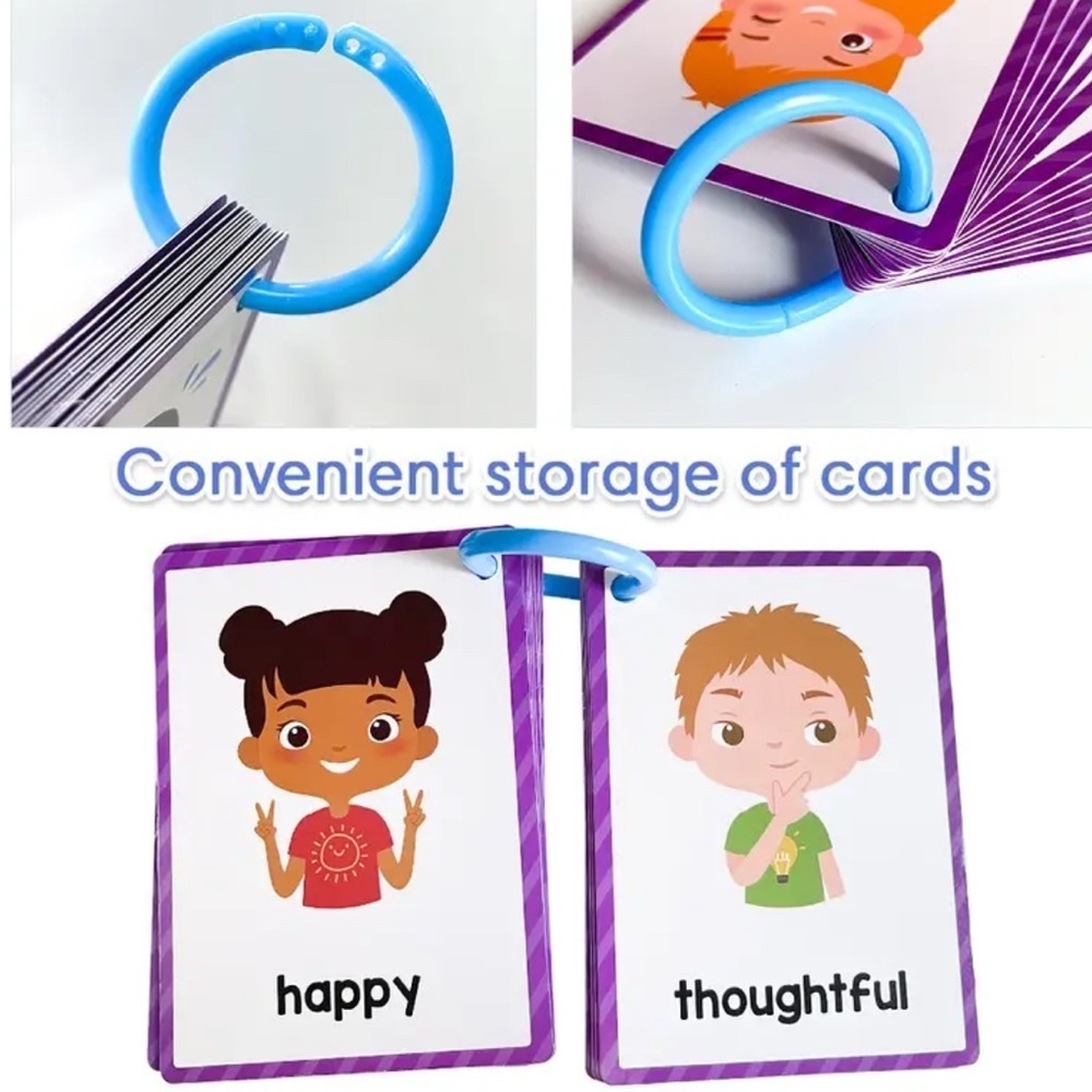 Purple Emotion Flashcards Set - Picture 2 of 5